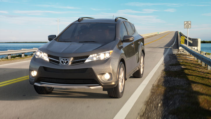 3D render of a car on a highway
