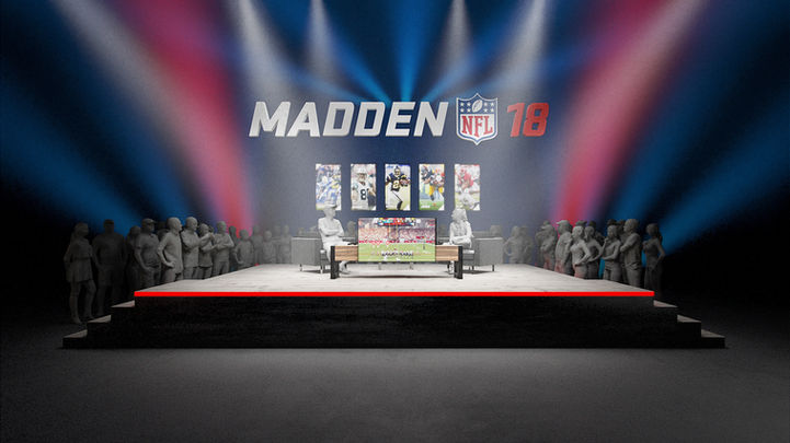 Experiential design render for EA. 